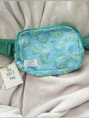 Simply Southern Whale Turtle Print Belt Bag